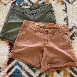 Anthropology Stretchy Shorts - Two Pair
